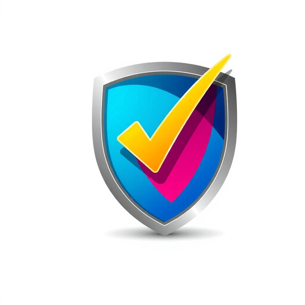 Illustration of a shield with a checkmark